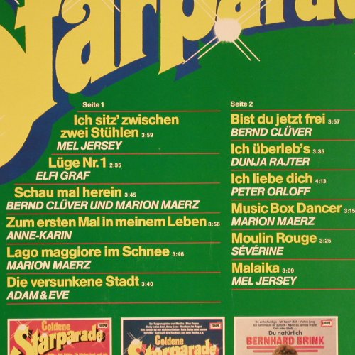 V.A.Goldene Starparade: Mel Jersey,Elfi Graf,Bernd Clüver.., Europa(111 483.2), D, 1983 - LP - Y5187 - 5,00 Euro