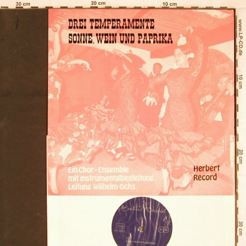Mahr,Curt / Heinz Hagis: Drei Temperamente/Sonne,WeinPaprika, Herbert Records(RE 555), D,  - 10inch - Y5192 - 6,00 Euro