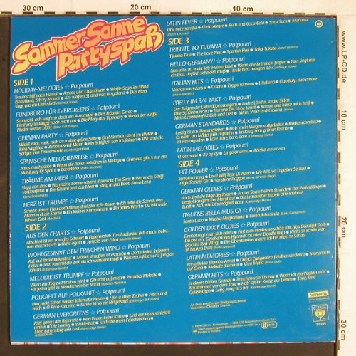 Sunny Sunshine's Party Flipper: Sommer Sonne Partyspaß,Non-Stop, CBS (22 236), NL, 1984 Typ: 2LP Best.-Nr.: Y5244 Preis: 5,00 Euro