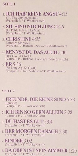 Milva: Ich hab' keine Angst, Club Ed., Metronome(32 571-2), D, 1981 - LP - Y5276 - 6,00 Euro