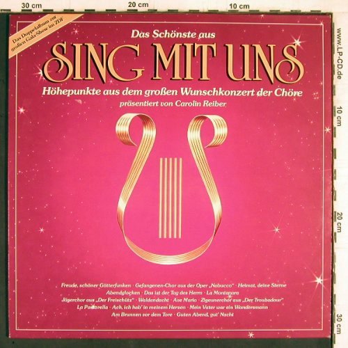 V.A.Sing mit uns: Das schönste aus..Carolin Reiber, CBS (CBS 24 509), NL, 1986 Typ: 2LP Best.-Nr.: Y5284 Preis: 6,00 Euro