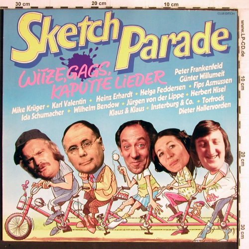 V.A.Sketch Parade: Mike Krüger,Valentin, Erhardt..., Polydor Club-Ed. (63 368 5), D Typ: 2LP Best.-Nr.: Y5298 Preis: 7,50 Euro
