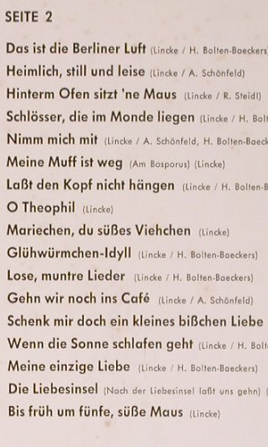 Rixdorfer Sänger-Tantorch.W.Greihs: Erinnern Sie Sich ? - Neue Folge, Philips(840 472 PY), D, 1966 - LP - Y5337 - 5,00 Euro