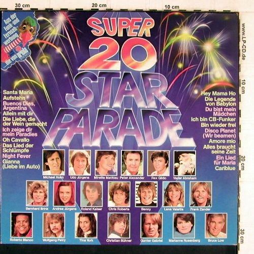 V.A.Super 20 Starparade: Mirelle Mathieu.. Christian Bühner, Ariola, Club Ed. (34 476 2), D, 1978 Typ: LP Best.-Nr.: Y5369 Preis: 5,00 Euro