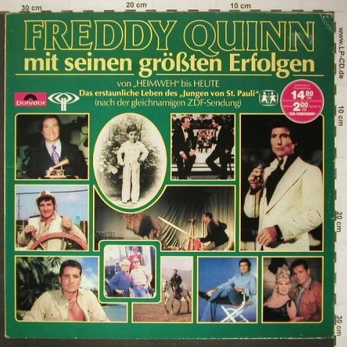Quinn,Freddy: Mit seinen größten Erfolgen, Polydor(815 459-1), D, 1982 - LP - Y538 - 5,00 Euro