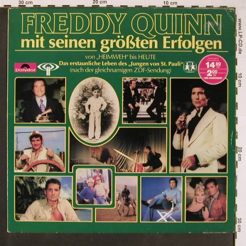 Quinn,Freddy: Mit seinen größten Erfolgen, Polydor(815 459-1), D, 1982 - LP - Y538 - 5,00 Euro