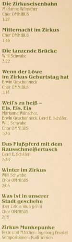 Zirkus Munkepunke: Chor Omibus, Willi Schwabe, u.a., Pool (6.25980 AQ), D, 1984 Typ: LP Best.-Nr.: Y5404 Preis: 6,00 Euro