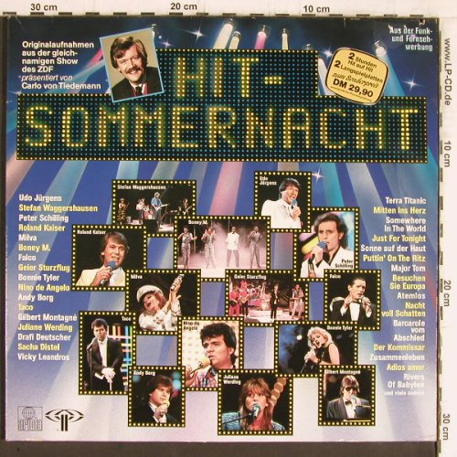 V.A.Hit-Sommernacht: Peter Schilling... Vicky Leandros, Ariola(302 396-503), D, Foc, co, 1984 - 2LP - Y5410 - 5,00 Euro