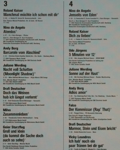 V.A.Hit-Sommernacht: Peter Schilling... Vicky Leandros, Ariola(302 396-503), D, Foc, co, 1984 - 2LP - Y5410 - 5,00 Euro