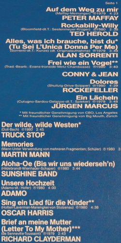 V.A.Schlager Sommer 80: Peter Maffay... Richard Claydermann, Teldec (6.24411 AR), D, 1980 Typ: LP Best.-Nr.: Y5436 Preis: 4,00 Euro