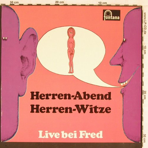 Warden,Fred: Herren-Abend, Herren-Witze, Fontana(701 683), D,  - LP - Y5462 - 6,00 Euro