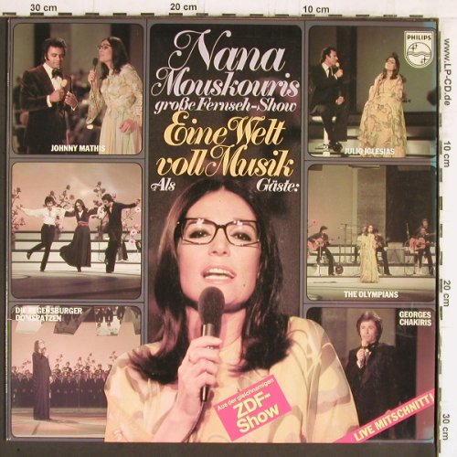 Mouskouri,Nana: Eine Welt voll Musik, Philips(9286 611), D, 1976 - LP - Y5501 - 6,00 Euro