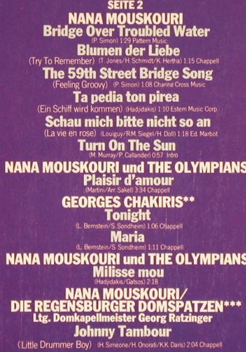 Mouskouri,Nana: Eine Welt voll Musik, Philips(9286 611), D, 1976 - LP - Y5501 - 6,00 Euro