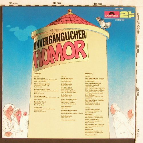 V.A.Unvergänglicher Humor: Moser,Gondrell,Frankenfeld, Foc, Polydor (2664 232), D, 1979 Typ: 2LP Best.-Nr.: Y5508 Preis: 7,50 Euro