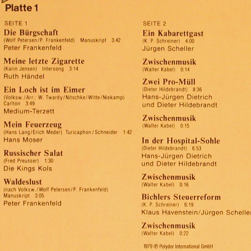 V.A.Unvergänglicher Humor: Moser,Gondrell,Frankenfeld, Foc, Polydor (2664 232), D, 1979 Typ: 2LP Best.-Nr.: Y5508 Preis: 7,50 Euro