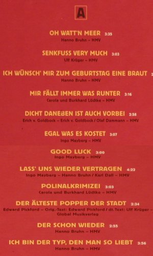 Dall,Karl: Dall Satt, Das Album-12 Neue Songs, Hansa (212 086), D, 1992 Typ: LP Best.-Nr.: Y5543 Preis: 6,00 Euro