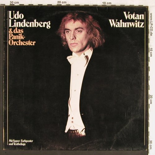 Lindenberg,Udo: Votan Wahnwitz, + Poster, Telefunken (6.22223 AS), D, 1975 Typ: LP Best.-Nr.: Y5549 Preis: 7,50 Euro