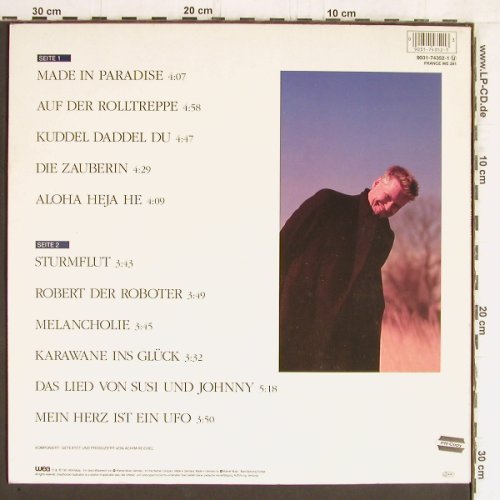 Reichel,Achim: Melancholie und Sturmflut, WEA(9031-74352-1), D, 1991 - LP - Y5553 - 6,00 Euro