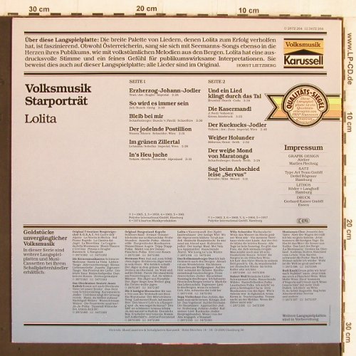 Lolita: Starportrait, Karussell/HörZu(2872 264), D, Ri,  - LP - Y5576 - 6,00 Euro