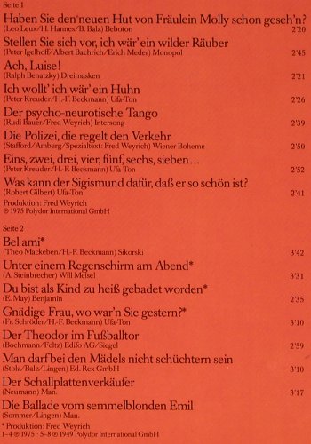 Lingen,Theo: Erinnerungen an, Polydor(2459 167), D,  - LP - Y5605 - 6,00 Euro