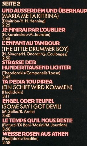 Mouskouri,Nana: Welt-Erfolge, Philips Club Edition(63 164), D,  - LP - Y5676 - 6,00 Euro