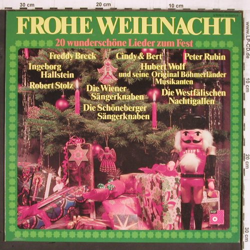 V.A.Frohe Weihnacht: 20 wünderschöne Lieder zum Fest, BASF(19 22674-3), D, 1975 - LP - Y5686 - 5,00 Euro