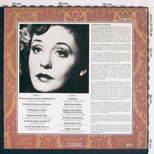 Leander,Zarah: Die Großen Erfolge von Gestern 2, Ariola (26 023 XAU), D, 1978 Typ: LP Best.-Nr.: Y5797 Preis: 6,00 Euro