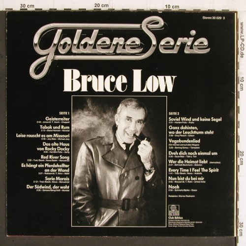 Low,Bruce: Goldene Serie, Club Edition, Ariola(30 029 3), D,  - LP - Y5901 - 5,00 Euro