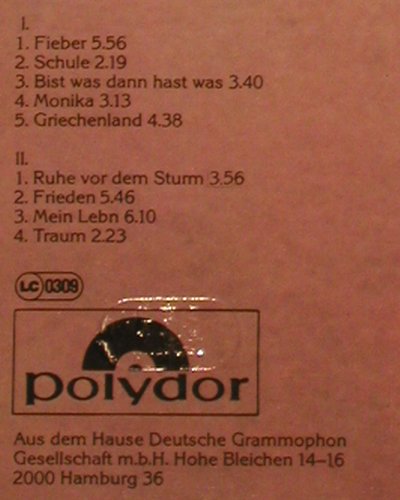 Danzer,Georg: Ruhe vor dem Sturm, Polydor(2372 065), D, 1981 - LP - Y5995 - 6,00 Euro
