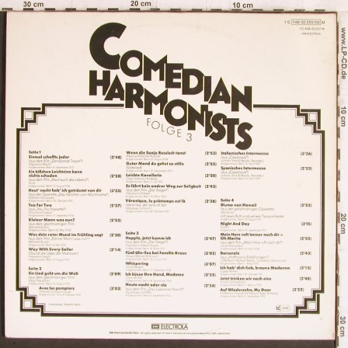 Comedian Harmonists: Folge 3, Foc, HörZu Emi(148-32 255/56 M), D,  - 2LP - Y6004 - 7,50 Euro