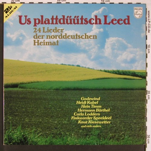 V.A.Us Plattdütsch Leed: 24Lieder der norddeutschen Heimat, Philips(6626 006), D, Foc,  - 2LP - Y605 - 7,50 Euro