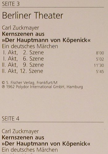 V.A.Und so komm'n wir aus de Freude: jahnich raus (750 Jahre Berlin), Deutsche Gramophon (419 894-1), D, 1987 Typ: 2LP Best.-Nr.: Y6097 Preis: 9,00 Euro