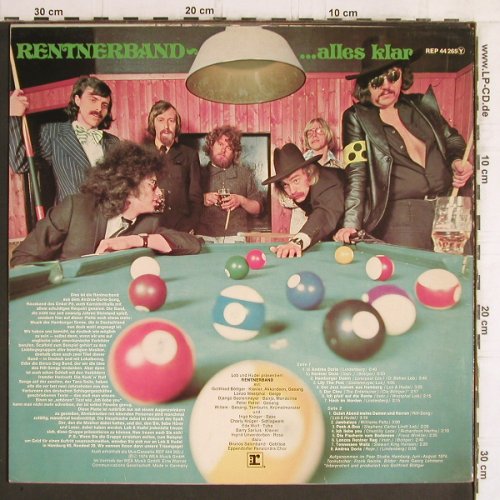 Rentnerband: ...alles klar-Facts,Bio..(15Seiten), Reprise(REP 44 265), D, 1974 - LP - Y6107 - 15,00 Euro