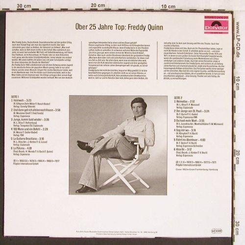 Quinn,Freddy: Heimweh, Polydor (Edition)(2416 217), D, Ri,  - LP - Y6119 - 6,00 Euro