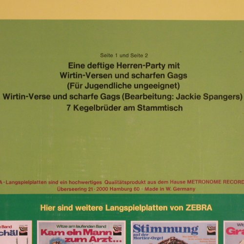 V.A.Es steht ein Wirtshaus a.d.Lahn: Eine deftige Herren-Party...., Zebra(91.526), D,FS-NEW,  - LP - Y6151 - 5,00 Euro