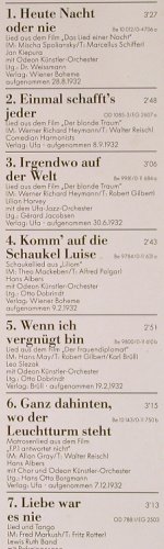 V.A.Schlagerparade: 1932-Hans Albers...Lewis Ruth Band, Der goldene Trichter (15 6305 1), D Typ: LP Best.-Nr.: Y6239 Preis: 5,00 Euro