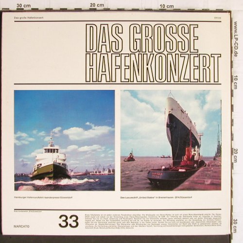 V.A.Das große Hafenkonzert: Gruß aus Bremen...Gruß an Kiel,Foc, Mercato(77 111), D,  - 2LP - Y6264 - 9,00 Euro