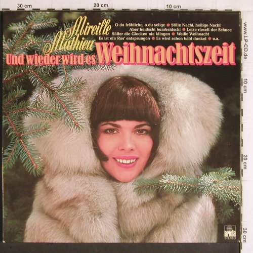Mathieu,Mireille: Und wieder wird es Weihnachten, Foc, Ariola (27 577 IU), D, 1976 Typ: LP Best.-Nr.: Y6308 Preis: 5,00 Euro