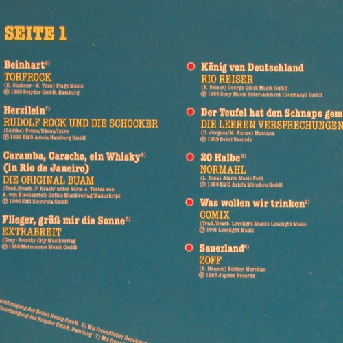 V.A.Gröhl: Torfrock...Flatsch, Columbia(468276 1), D, 1991 - LP - Y6336 - 6,00 Euro