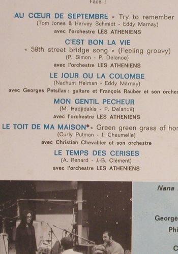 Mouskouri,Nana: Le Jour ou' la colombe, vg+/m-, Fontana(885.526 MY), F, 1967 - LP - Y6356 - 5,00 Euro