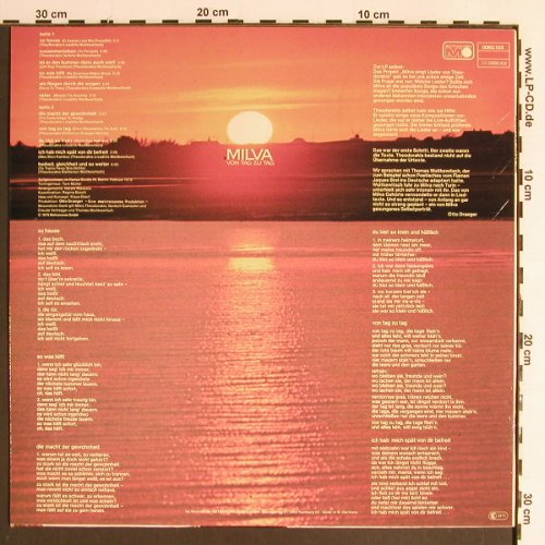 Milva: Von Tag Zu Tag, (singt Theodorakis), Metronome(0060.103), D, 1978 - LP - Y6412 - 6,00 Euro