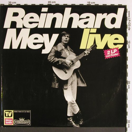 Mey,Reinhard: Live,Foc,+ Poster, Lim.Ed No.8886, Intercord/TVHören uSehen(746-08 Z/1-2), D,  - 2LP - Y6429 - 9,00 Euro