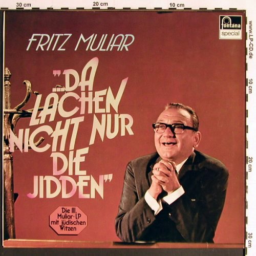 Muliar,Fritz: Da lachen nicht nur die Jidden, Fontana(6434 136), D, 1973 - LP - Y6447 - 7,50 Euro