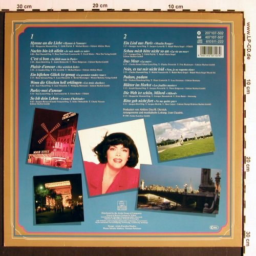 Mathieu,Mireille: Welterfolge aus Paris, Ariola(207 107-502), D, 1985 - LP - Y6509 - 6,00 Euro