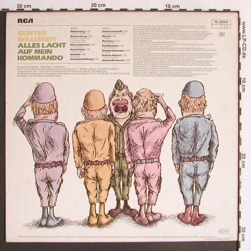 Willumeit,Günter: Alles lacht auf mein Kommando, RCA(PL 28345), D, 1979 - LP - Y6562 - 5,00 Euro