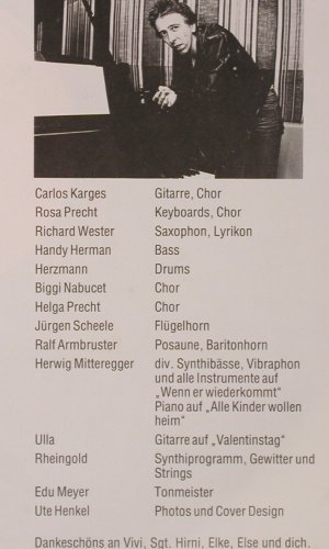 Meinecke,Ulla: Nächte Lang, RCA(PL 28454), D, 1981 - LP - Y6608 - 5,00 Euro
