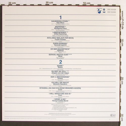 V.A.Saumärig stark: Kim Merz...Henry Caddie Band, Hansa (206 116-620), D, co, 1984 Typ: LP Best.-Nr.: Y6629 Preis: 5,00 Euro