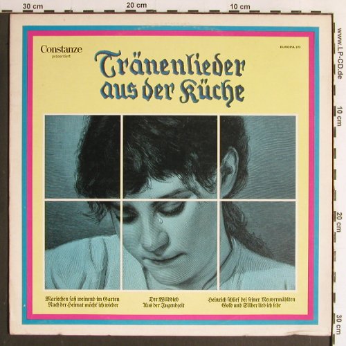 V.A.Tränenlieder aus der Küche: Gerda Maria Jürgens,Inken Sommer..., Europa (E 373), D Typ: LP Best.-Nr.: Y6694 Preis: 4,00 Euro