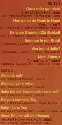Petry,Wolfgang: Ganz oder gar nicht, Hansa(203 216-315), D, 1980 - LP - Y6703 - 5,00 Euro