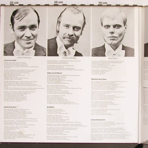 Lindenberg,Udo & Panik Orch.: Ball Pompös, Foc (1974), Telefunken, Ri (6.21202 AS), D Typ: LP Best.-Nr.: Y6773 Preis: 7,50 Euro
